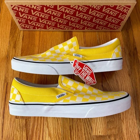 Vans Checkerboard Classic Slip On Women’s Sneakers - Picture 6 of 6